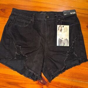 Kendall & Kylie Black Jean Shorts NWT